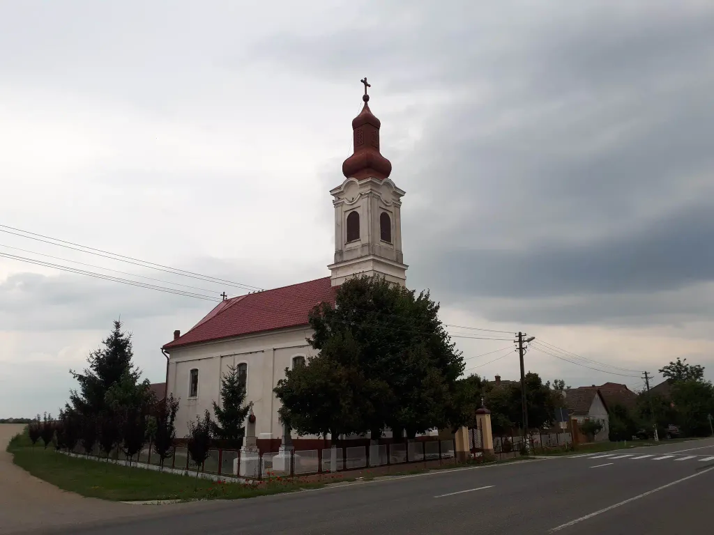 Roman Catholic Church of Saint Anne in Vărșand, Romania, built in 1822.