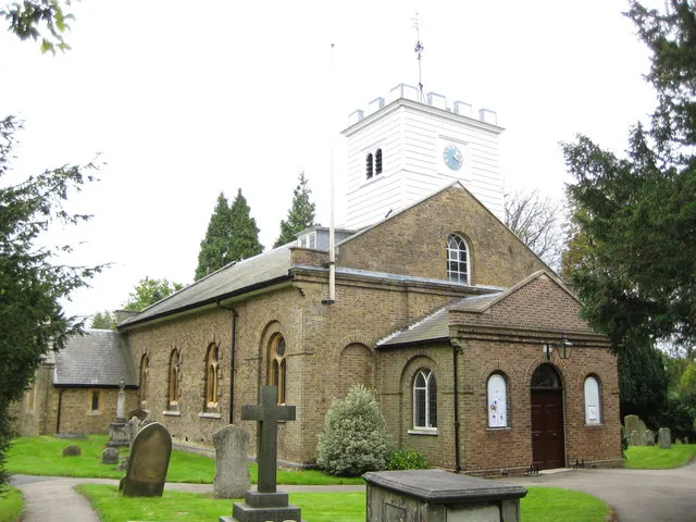 St Andrew's parish church, Totteridge, London N20, seen from the northwest