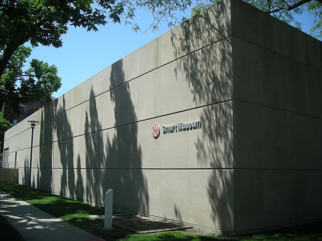 The David and Alfred Smart Museum of Art on the campus of the University of Chicago in Chicago, Illinois (United States).