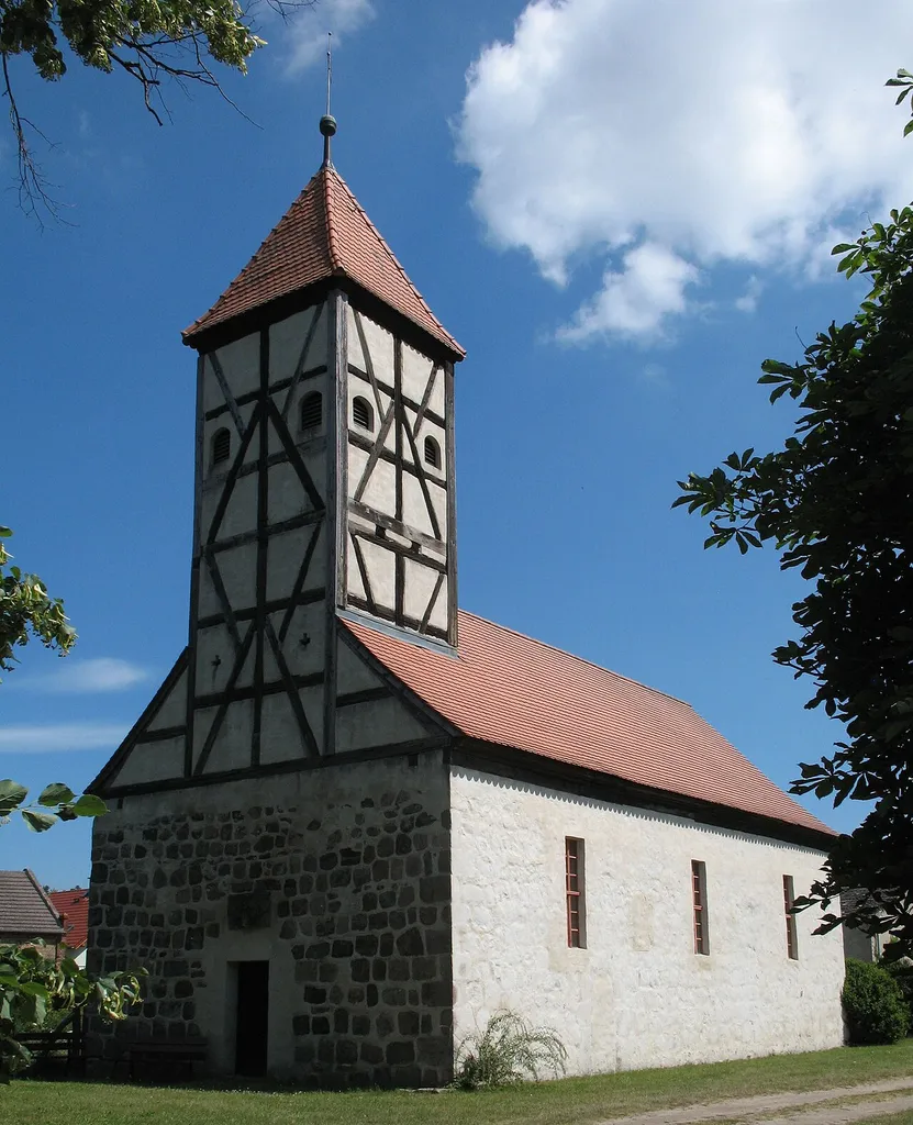 Church in Mahlenzien in Brandenburg an der Havel in Brandenburg, Germany