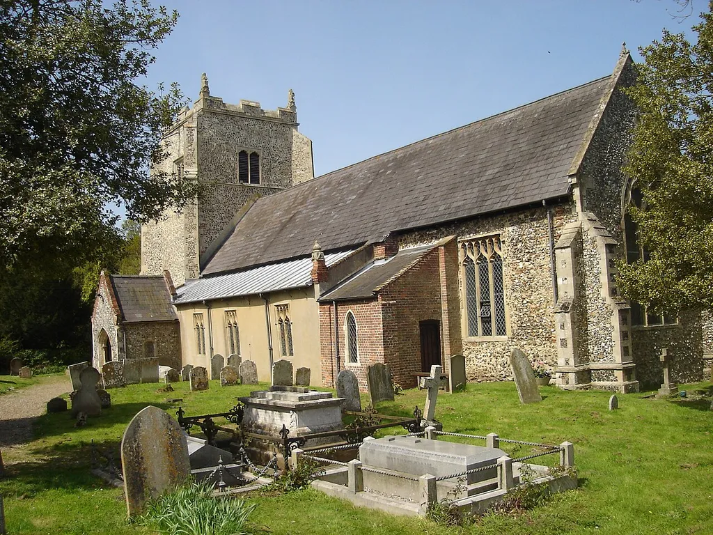 Picture of St Margaret's church at Stratton Strawless , Norfolk