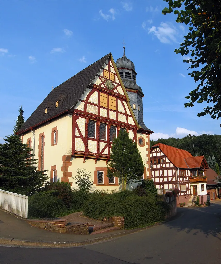 The church of Wolferode a village in the area of Stadallendorf