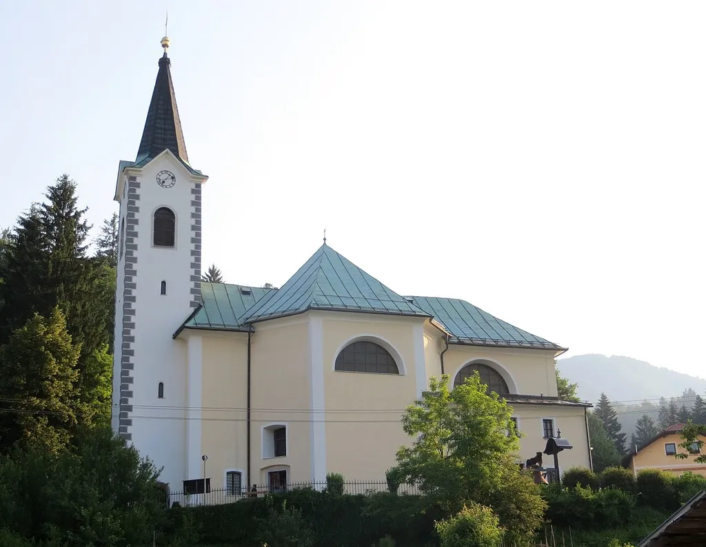 Church in Kamnica, Municipality of Dol pri Ljubljani, Slovenia