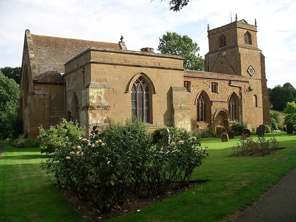 photograph of the church of the Virgin Mary, in Stoneleigh, Warwickshire.
