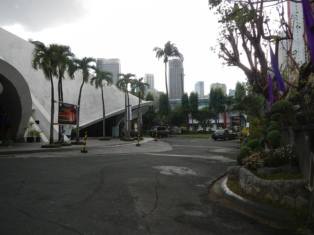 Saint Andrew the Apostle Church[1] is a Roman Catholic Church in Bel-Air Village[2], Makati City[3]. It is one of the known Modern Edifices designed by Leandro V. Locsin[4] in Makati City. This Parish is dedicated to Saint Andrew[5]the Apostle, the patron saint of Metro Manila and Bel-Air Village. Its Parish Territories are Bel-Air Village (Barangay Bel-Air), San Miguel Village (Barangay Poblacion), Rizal Village and Santiago Village (Barangay Valenzuela), Legazpi Village (Barangay Bel-Air), and Salcedo village (Barangay San Lorenzo).[6]Rev. Msgr. Peter Eymard Mercelino "Dennis" Sison Odiver - MSGR. Emmanuel V. Sunga Immediate Past Parish Priest , Makati City #62 Constellation St., N. Garcia St. cor. Kalayaan Ave in front of J. Romero &amp; Associates. Bel-Air II, Makati City[7] Built by National Artist for Architecture Leandro Locsin in 1968, the design of this parish church in Bel-Air Makati is symbolic of the manner the martyr died crucified on an X-shaped cross. The butterfly shaped floor plan emanates from this cruciform. Many other symbolic features mark the tent-like structure, including the giant chandelier over the altar which serves as a halo over the copper cross by National Artist for Visual Art, Vicente Manansala.[8][9] Coordinates: 14°33'57"N 121°1'25"E It belongs to the [10]Roman Catholic Archdiocese of Manila Vicariate of St Peter and Paul