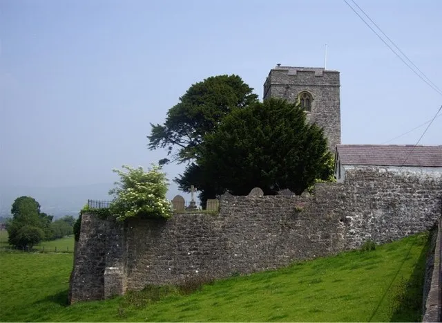 Parish church at Llanfwrog, near to Llanfwrog, Denbighshire/Sir Ddinbych, Great Britain.