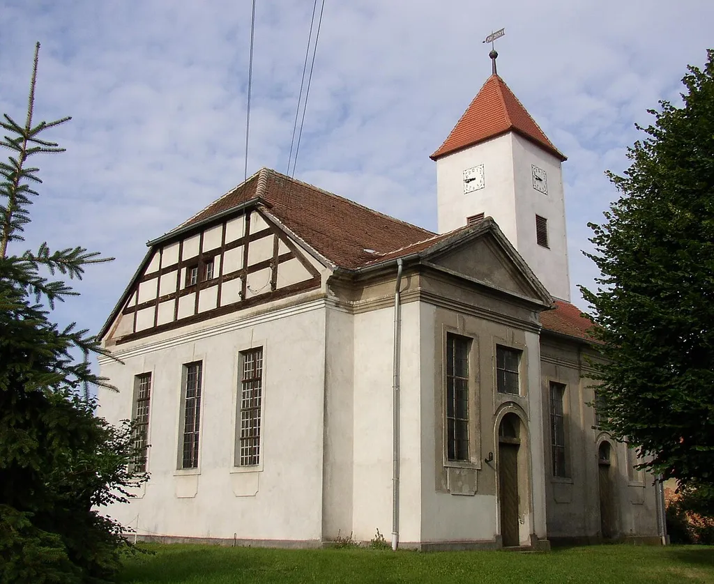 Church in Paplitz in Saxony-Anhalt, Germany