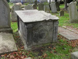 Tombchest of Robert and Martha Ellison, 10 metres southwest of south corner of tower of Church of St Michael