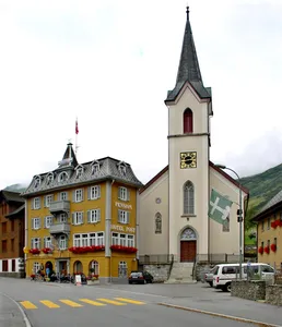 Parish church Holy Cross in the village