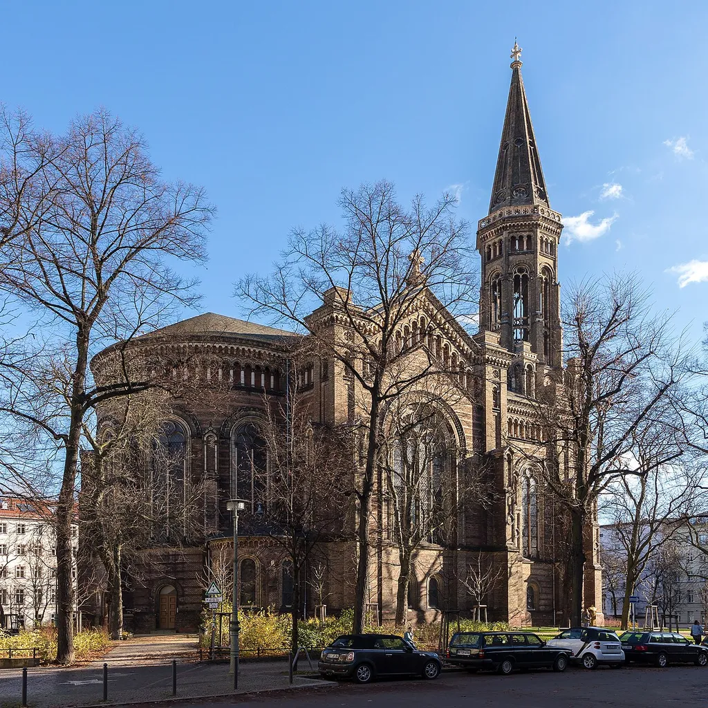 The Zionskirche in Berlin-Mitte as seen from north west.