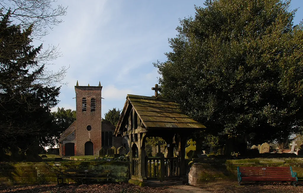 Lychgate, old church of Saint Werburg