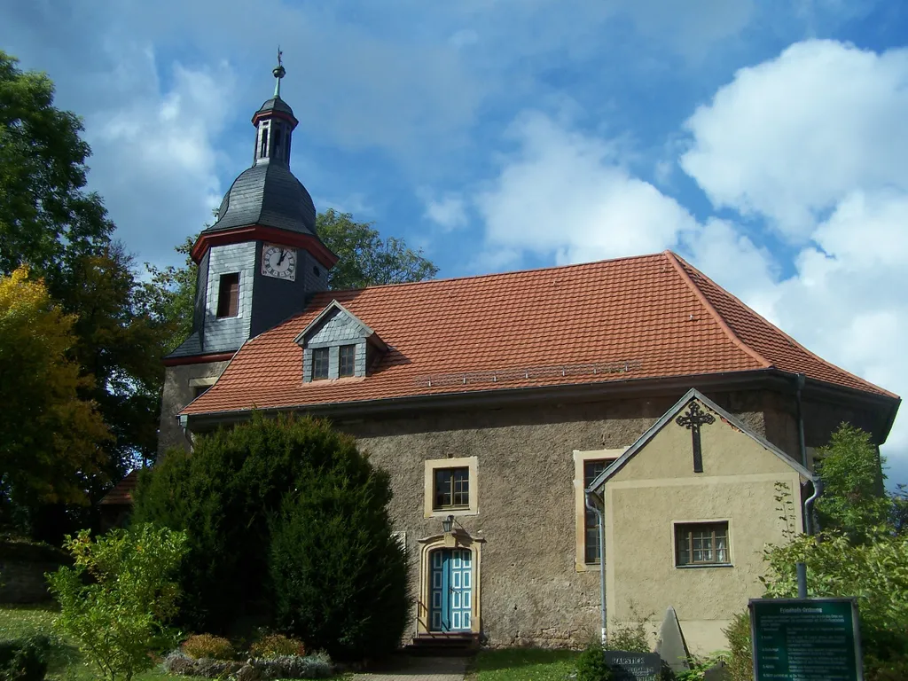 The church in Seebach village.