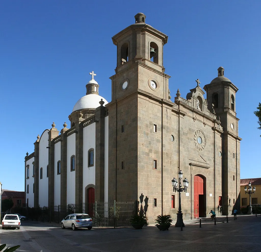 Templo Parroquial de San Sebastián, en el Casco antiguo de Agüimes, Gran Canaria