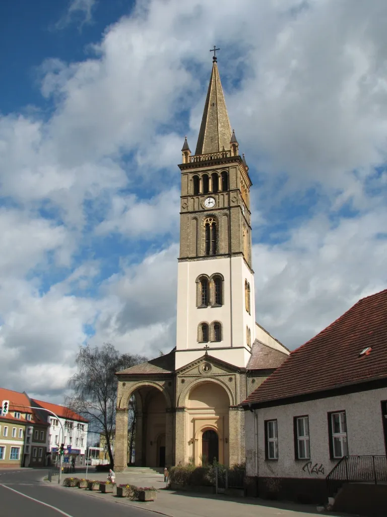 evangelische St.-Nicolai-Kirche in Oranienburg, Land Brandenburg, Deutschland