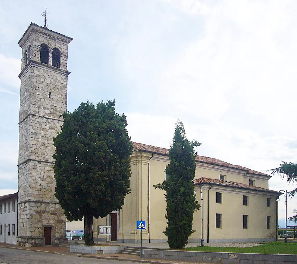 La chiesa di San Michele Arcangelo a Sclaunicco, frazione di Lestizza