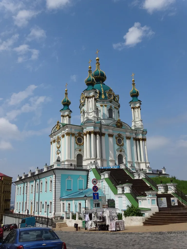 St Andrew's Church in Kiev.