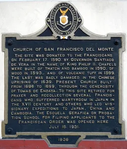 Church of San Francisco del Monte historical marker