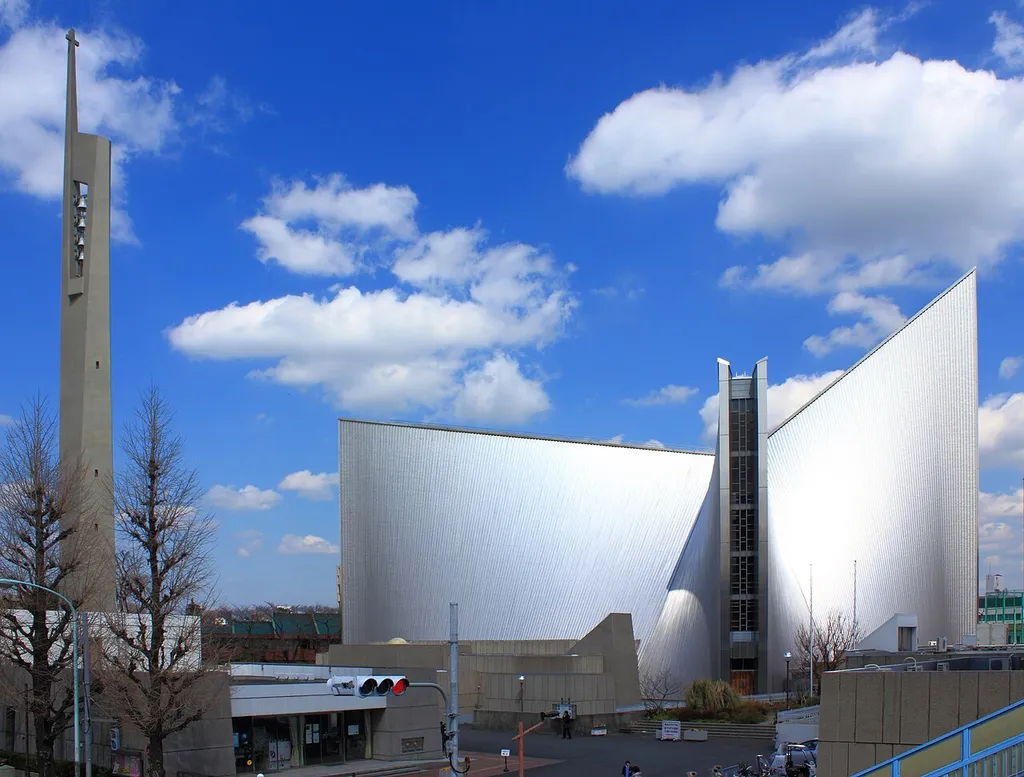 東京カテドラル聖マリア大聖堂（東京都文京区）、 Tange Kenzo.