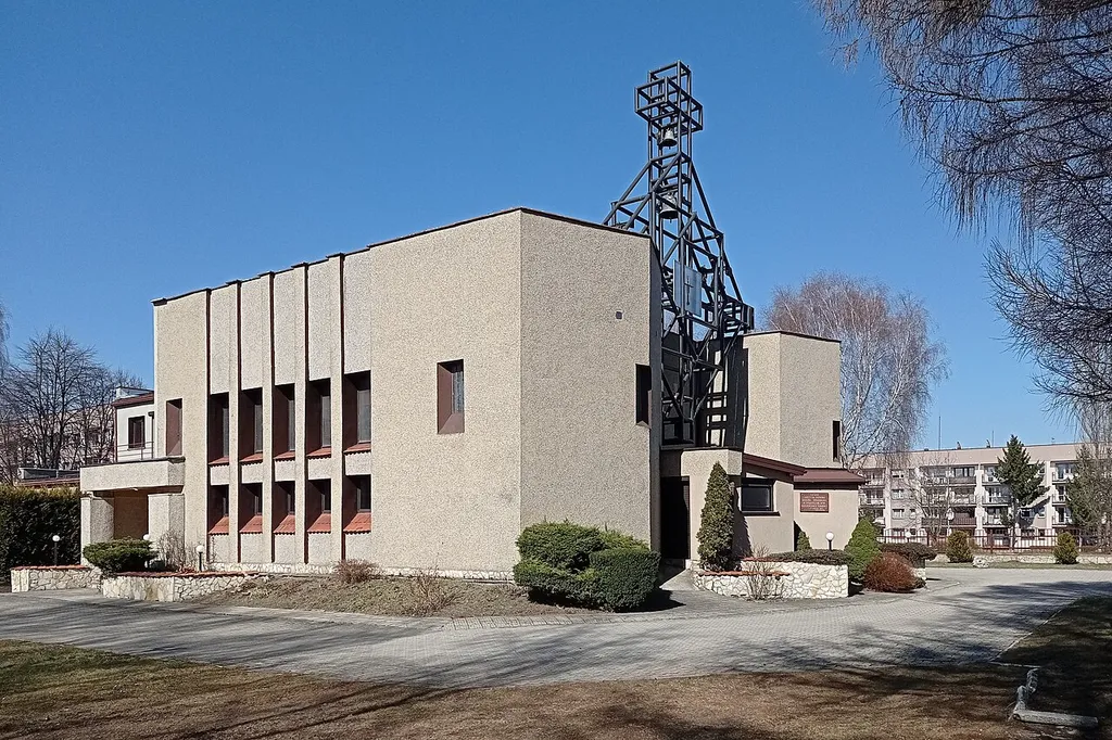 kościół św. Wojciecha w Czeladzi, widok z południowego wschodu