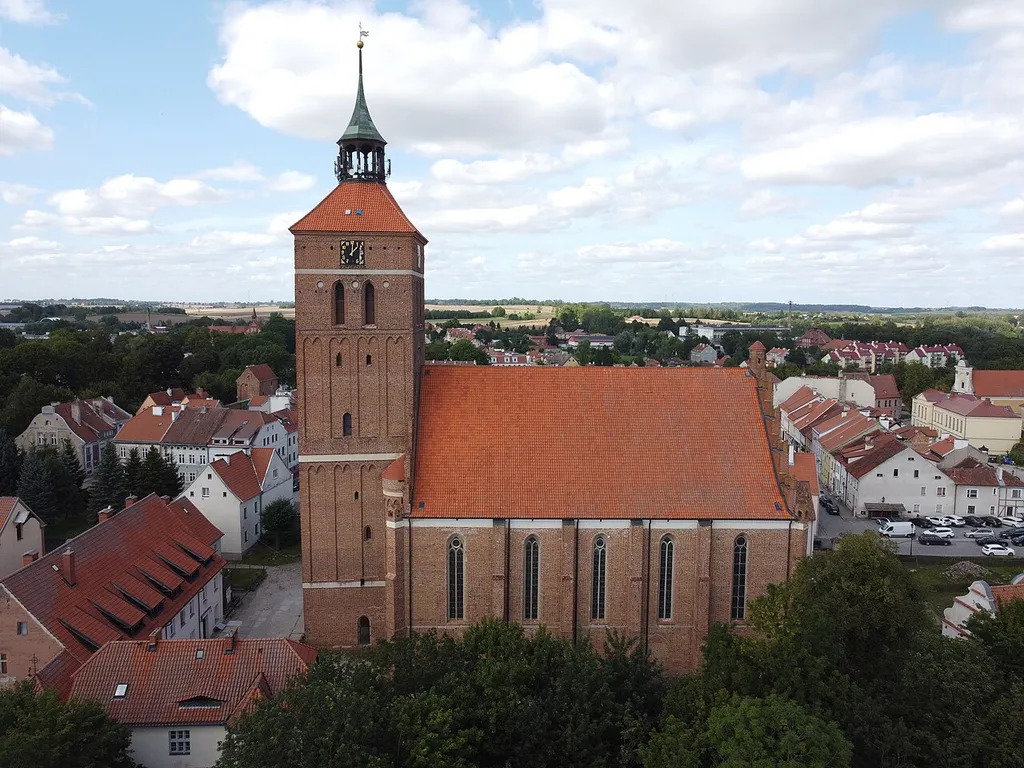Church of Peter and Paul in Reszel, a 14th-century monument, August 2025