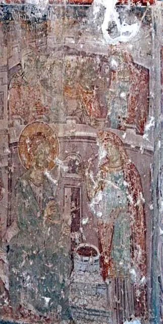 The Church of St. Nicholas at Ljuboten (1344-1345), The Ministry Cycle, Christ and the Samaritan Woman