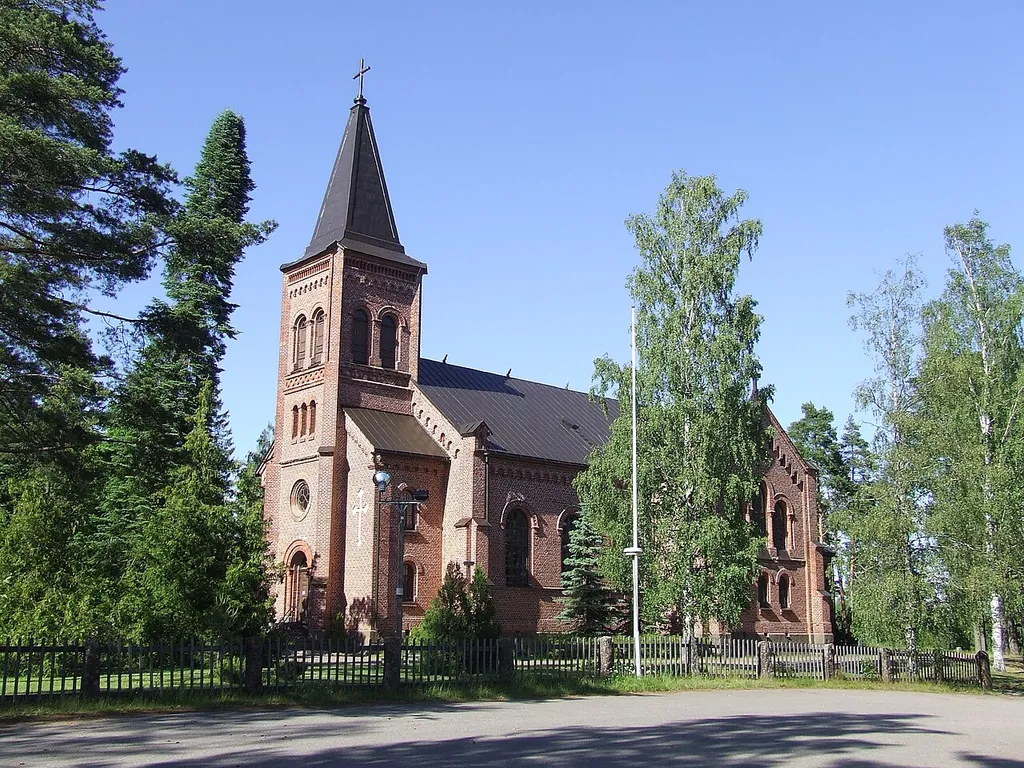 The church of Miehikkälä in Finland