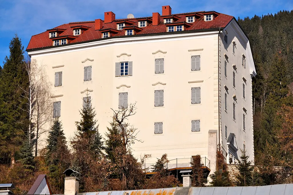 Castle Greifenburg on Gnoppnitzstrasse #1 in Greifenburg, municipality Greifenburg, district Spittal an der Drau, state Carinthia, Austria, EU