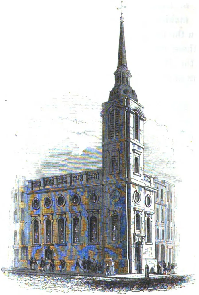 St Benet Gracechurch in the 1820s