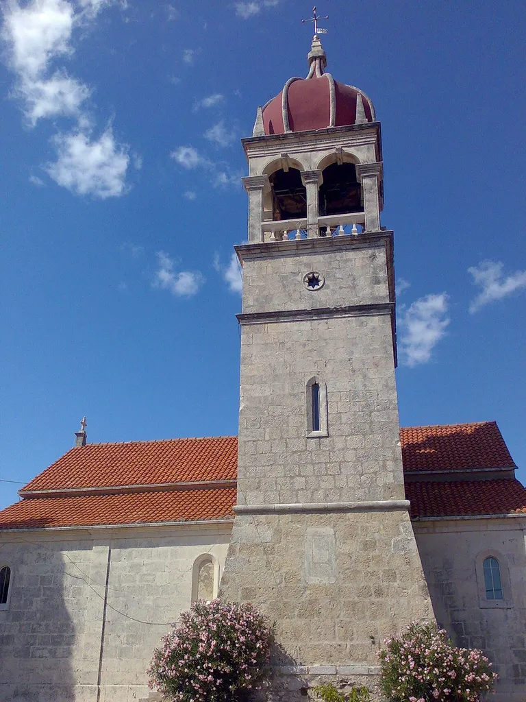 Church of St Fabian and Sebastian in Donji Humac, Brač, Croatia