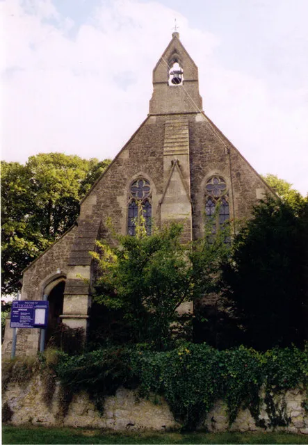 West end of the Church of England parish church of St Thomas, Watchfield, Oxfordshire (formerly Berkshire)