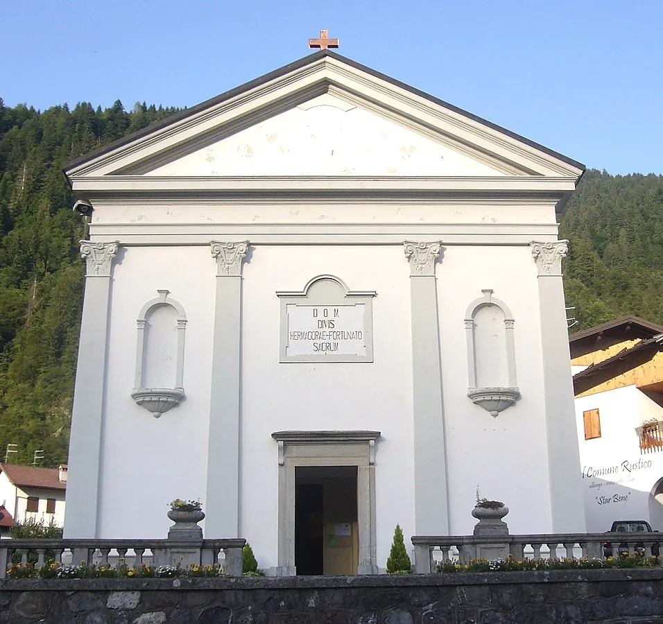 La chiesa parrocchiale di Arta Terme, dedicata ai Santi Ermacora e Fortunato Martiri