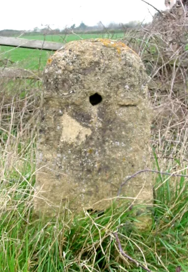 Old Milestone by the A4104, Main Street, Defford