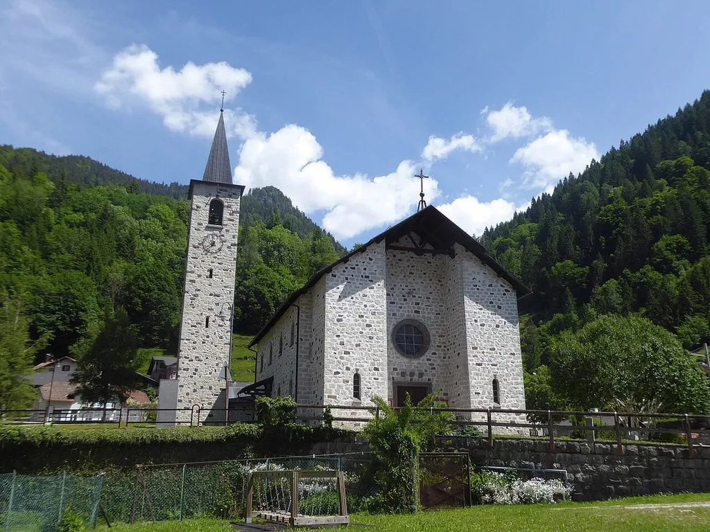 Caoria (Canal San Bovo, Trentino, Italy), Saint John of Nepomuk church