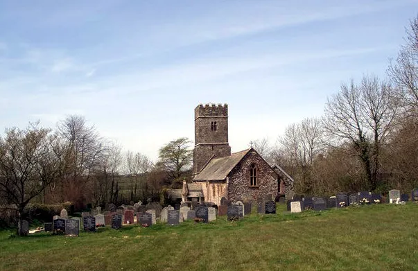 St Michael and All Angels parish church, Loxhore, Devon, seen from the southeast