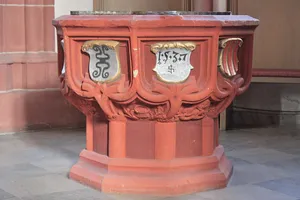 Baptismal font of Schlosskirche Bad Dürkheim