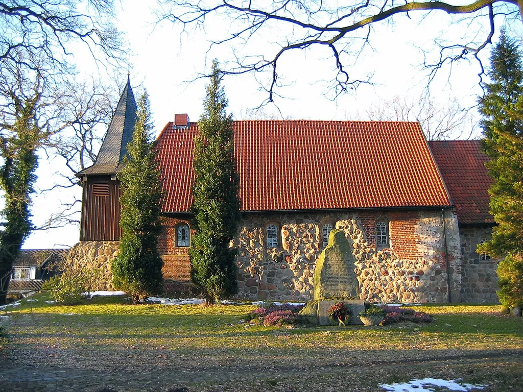 Church in Bliedersdorf, Lower Saxony, Germany.