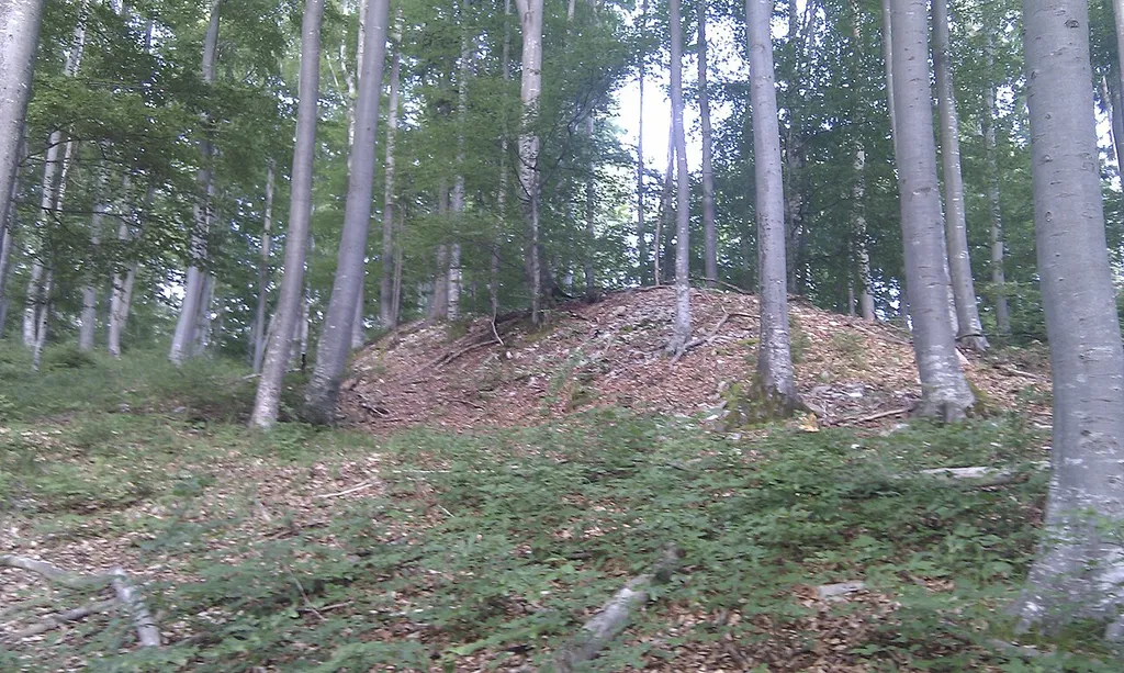 The ruins of a castle near of Zimmern ,Germany.