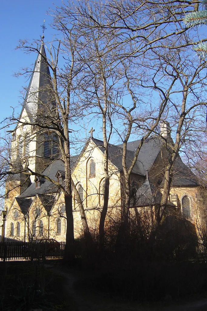 Kirche Neugattersleben, Sachsen-Anhalt, Deutschland, Südostansicht