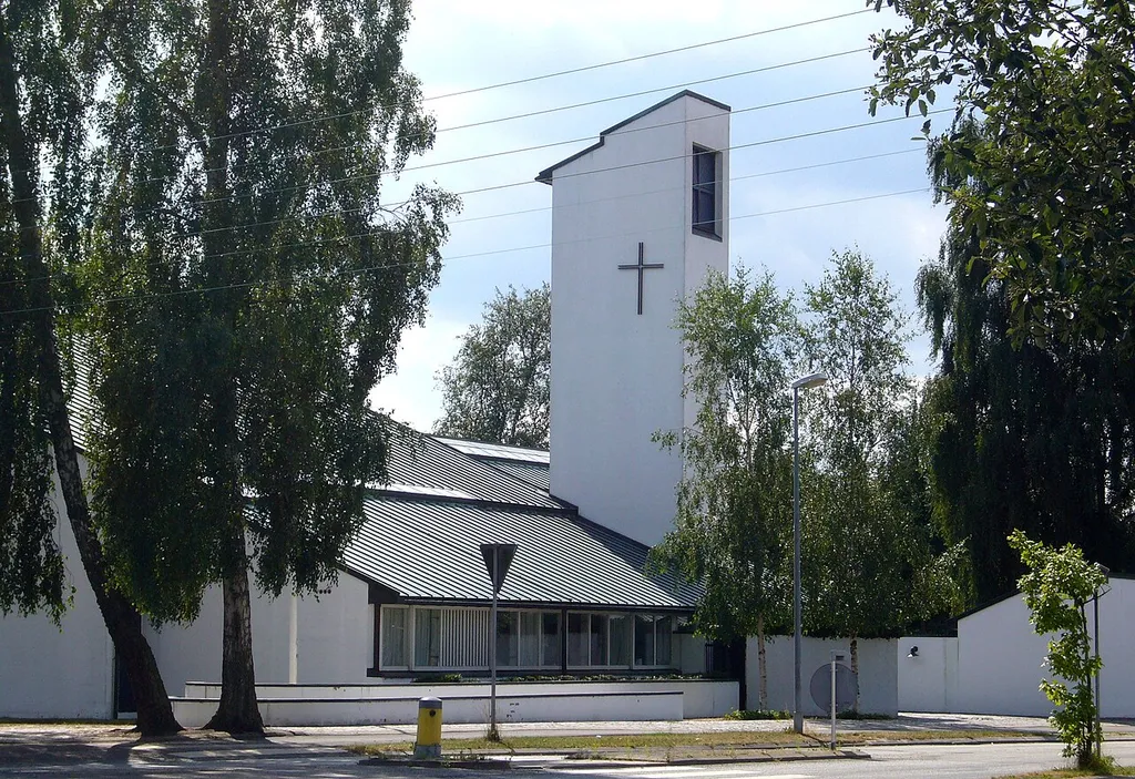 Solrød Strandkirke, Roskilde County, Denmark.