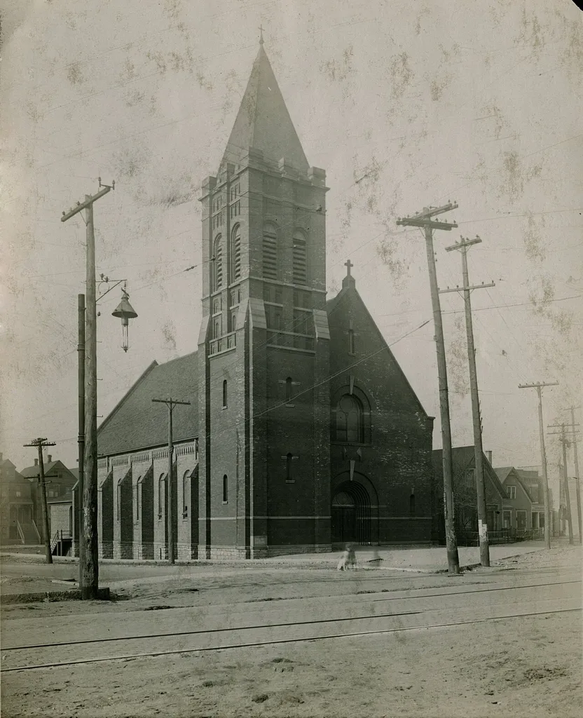 Unidentified church. " Dis. Neg."--Photograph verso.