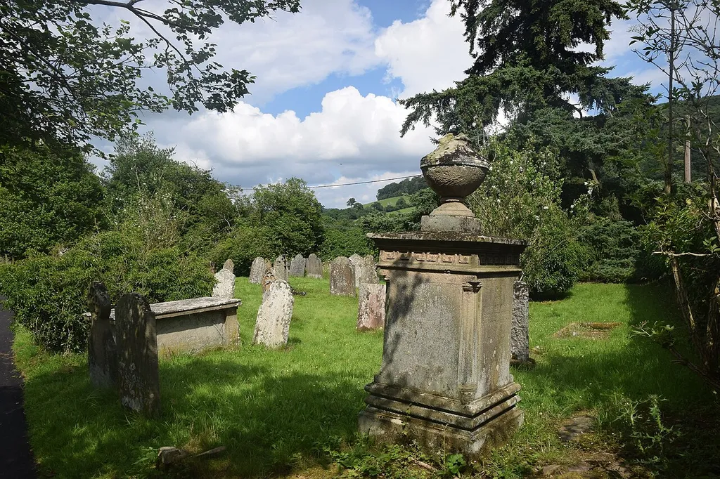 A corner of an English country churchyard
