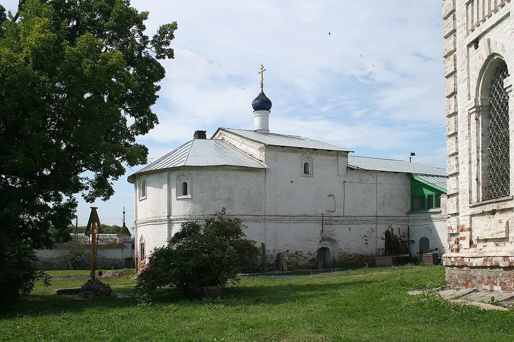 Refectory church of the Theotokos of the Sign, 1625, Michael Archangel Monastery, Yuryev-Polsky, Vladimir Oblast