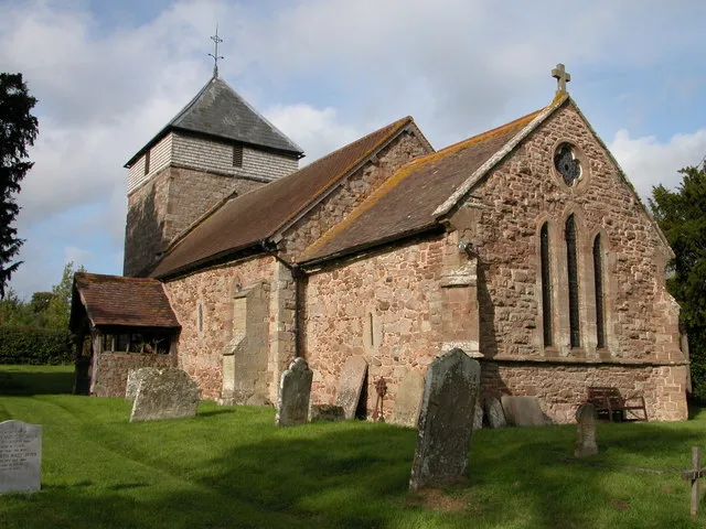 St George's parish church, Milson, Shropshire, seen from the east