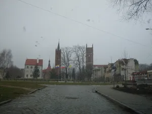 Lutheran church in Pieniężno