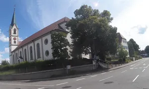 2 Linden vor der Kirche