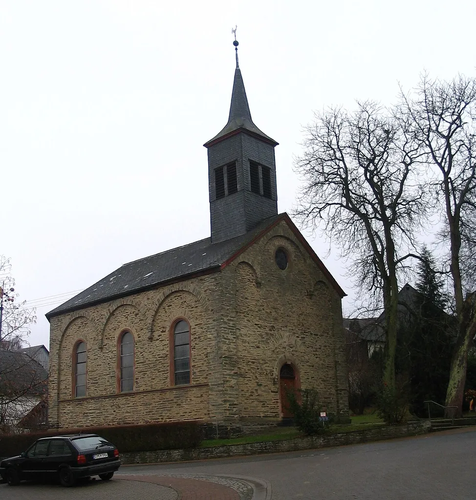 Church of Leideneck in the Hunsrück area, Germany