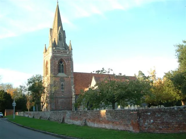 The Church of St Michael, in Tilehurst, Reading, England. For more information see the Wikipedia article Church of St Michael, Tilehurst.