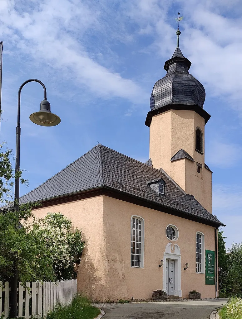 Evangelisch-lutherische Pfarrkirche Isaar, Gemeinde Töpen, Landkreis Hof, Oberfranken, Bayern, Deutschland