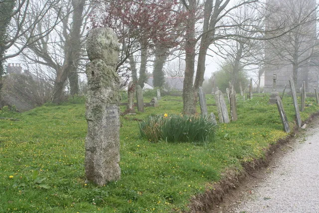 Ancient cross in St Sithney churchyard