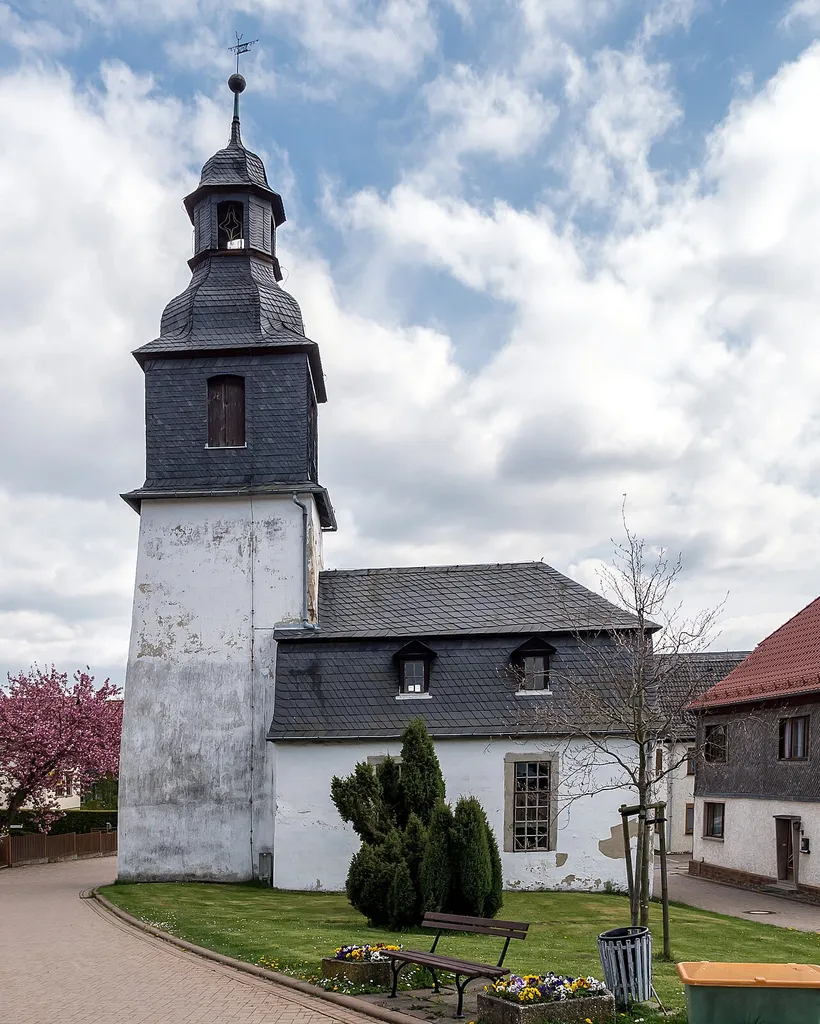 Denkmalgeschützte Kirche von Cordobang, Ortsteil von Bad Blanklenburg, Nordansicht